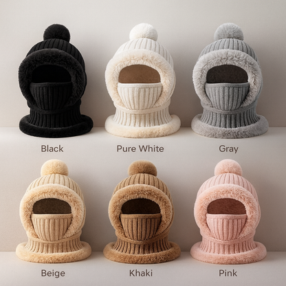 CozyHood™ - Scarf, Mask, & Beanie in One