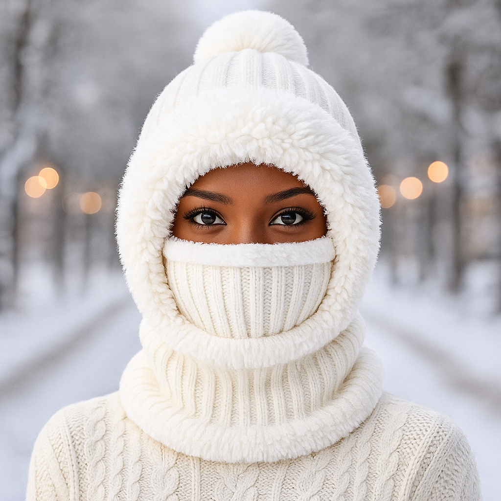 CozyHood™ - Scarf, Mask, & Beanie in One