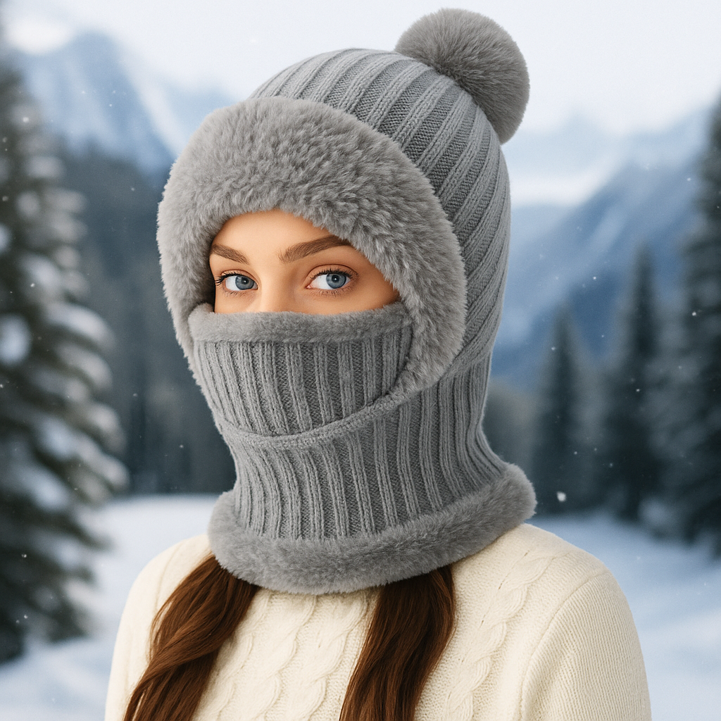 CozyHood™ - Scarf, Mask, & Beanie in One